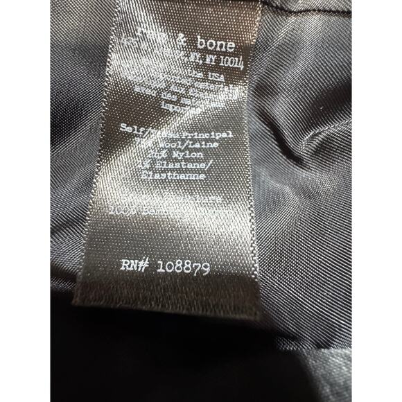 Rag & Bone Camel Double Breasted Wool Blend Blazer SZ 10 Quiet Luxury Classic - Picture 4 of 10